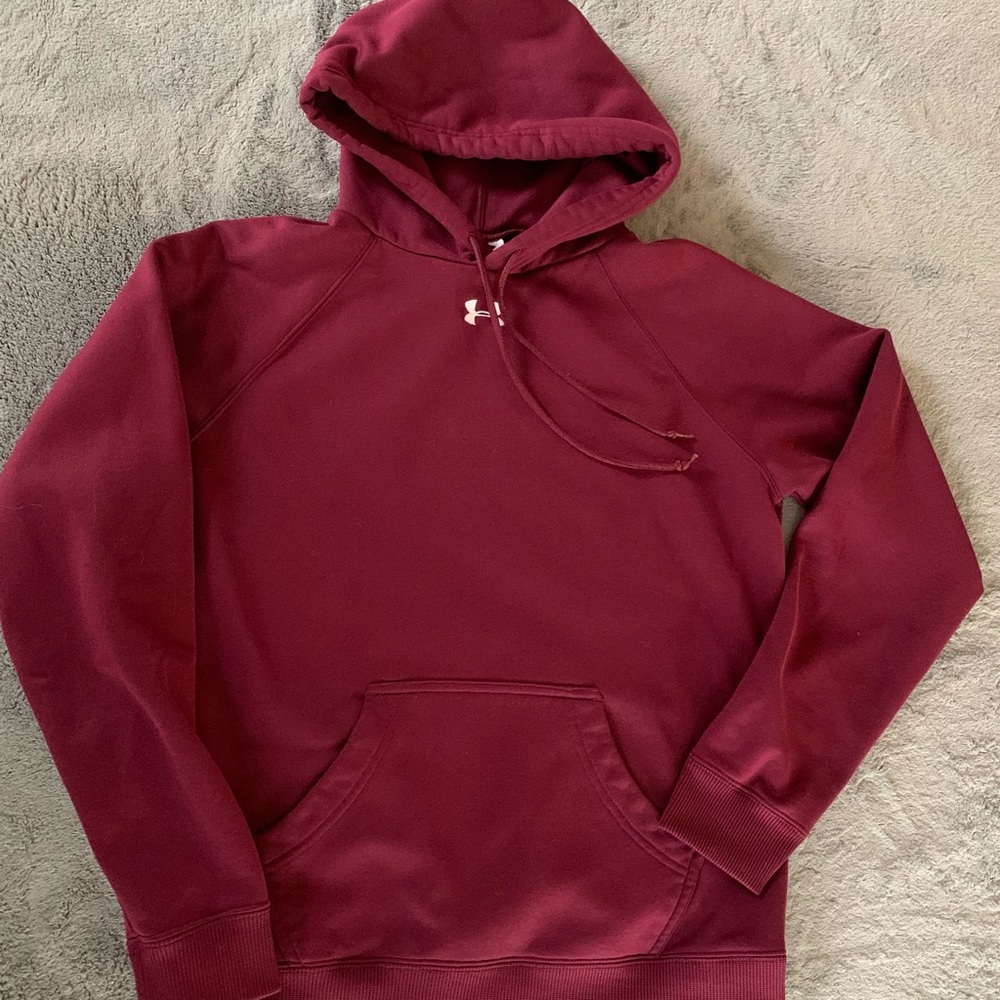 Burgundy Under Armuor Hoodie